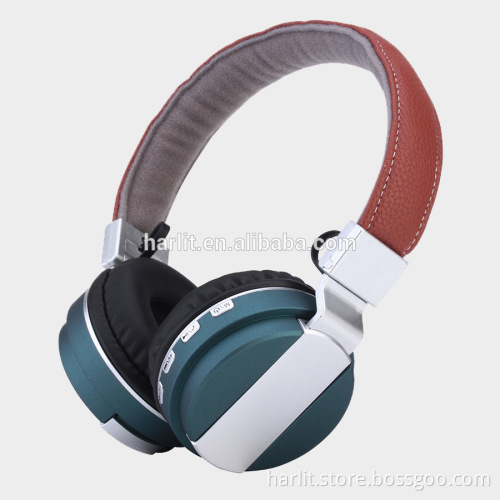 Foldable On Ear Stereo Wireless Bluetooth Headphone with Mic And Volume Control 3.5 mm Aux Jack